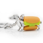 Hotdog Keyring
