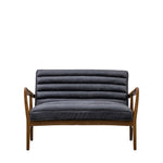 Datsun Mid-Century Modern 2 Seat Sofa | Antique Ebony