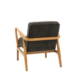 Datsun Mid-Century Modern Boucle Armchair | Charcoal