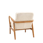 Datsun Mid-Century Modern Sheepskin Armchair | Cream