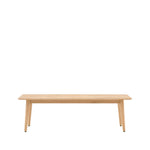 Milano Chevron Dining Bench | Oak