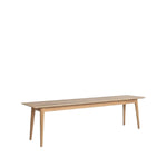 Milano Chevron Dining Bench | Oak