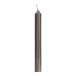 Straight Dinner Candle | Grey | 22cm
