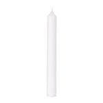 Straight Dinner Candle | White | 22cm