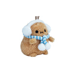 Frosty Bluescarf Ricespud Mini Sitting Plush Toy
