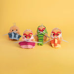 Grandma Orange Ricespud Mini Sitting Plush Toy