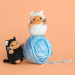 Kitty Ricespud Mini Sitting Plush Toy | White
