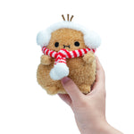 Puffy Redscarf Ricespud Mini Sitting Plush Toy