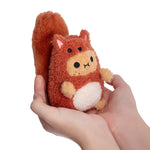 Red Squirrel Ricespud Mini Sitting Plush Toy
