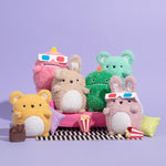 Ricedino Mini Sitting Plush Toy | Pink