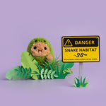 Snake Ricespud Mini Sitting Plush Toy