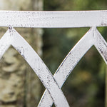 Outdoor Alberoni Tree Bench Seat | Distressed White