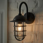 Outdoor Port Wall Light | Black