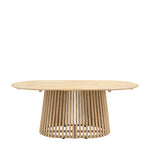 Outdoor Rialto Oval 6 Seater Dining Table | Natural