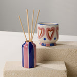 A Dopo Hearts Ceramic Reed Diffuser | Rosewood Vanilla | 118ml