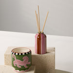 A Dopo Tiger Ceramic Reed Diffuser | Black Cedar & Fig | 118ml