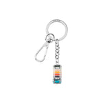'Artist Stripe' Mini Car Keyring | Multicolour