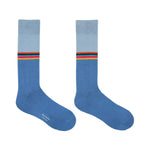 Men's Colourblock 'Artist Stripe' Socks | Blue