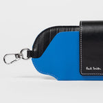Men's Leather Glasses Case | Blue