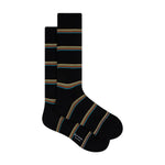 Men's 'Signature Stripe' Block Socks | Black
