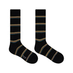 Men's 'Signature Stripe' Block Socks | Black