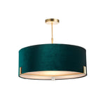 Hayfield Ceiling Light | Emerald Green/Brass