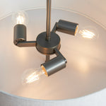 Hayfield Ceiling Light | Brushed Bronze/Natural