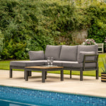 Outdoor Pescara Lounge Set | Charcoal