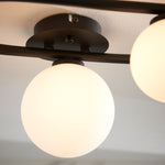 Pulsa Bathroom Ceiling Light | Black | Small