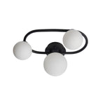 Pulsa Bathroom Ceiling Light | Black | Small