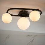 Pulsa Bathroom Ceiling Light | Black | Small