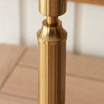 Trobridge Cordless Table Lamp Base | Brushed Aged Brass
