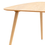 Hatfield Retro Oval Dining Table | Natural Oak | Small