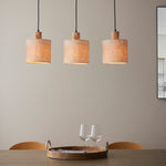 Durban Scandi 3 Pendant Light | Black/Natural