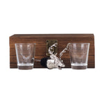Drinks Pourer & Shot Glass Set | Stag