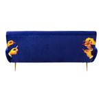 Lipsticks Three Seater Sofa | Seletti Wears Toiletpaper | Blue
