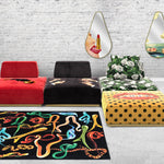 Revolver Modular Pouf | Seletti Wears Toiletpaper | Red