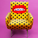 Sh*t Padded Armchair | Seletti Wears Toiletpaper | Yellow