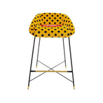 Sh*t Padded High Bar Stool | Seletti Wears Toiletpaper | Yellow