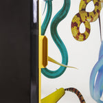 Snakes Mirrored Sliding Door Sideboard | Seletti Wears Toiletpaper