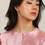 Ace Infinity Pendant Necklace | Silver Plated with Cubic Zirconia