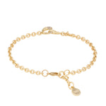 Kitty Abstract Connected Bracelet | Gold Plated