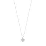 Lex Stone Pendant Necklace | Silver Plated | 40cm