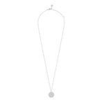 Oz Coin Pendant Necklace | Silver Plated