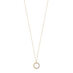 Portal Ring Pendant Necklace | Gold Plated