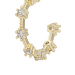 Wish Oval Earrings | Gold Plated with Cubic Zirconia