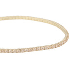 Wiz Elastic Bracelet | Gold Plated with Cubic Zirconia
