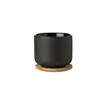 Theo Cup & Coaster | Black | 0.2L
