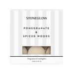 Modern Classics Scented Tealight Candles | Pomegranate & Spiced Woods | Set of 9
