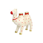 Festive Camel 2-Taper Candle Holder | 20cm